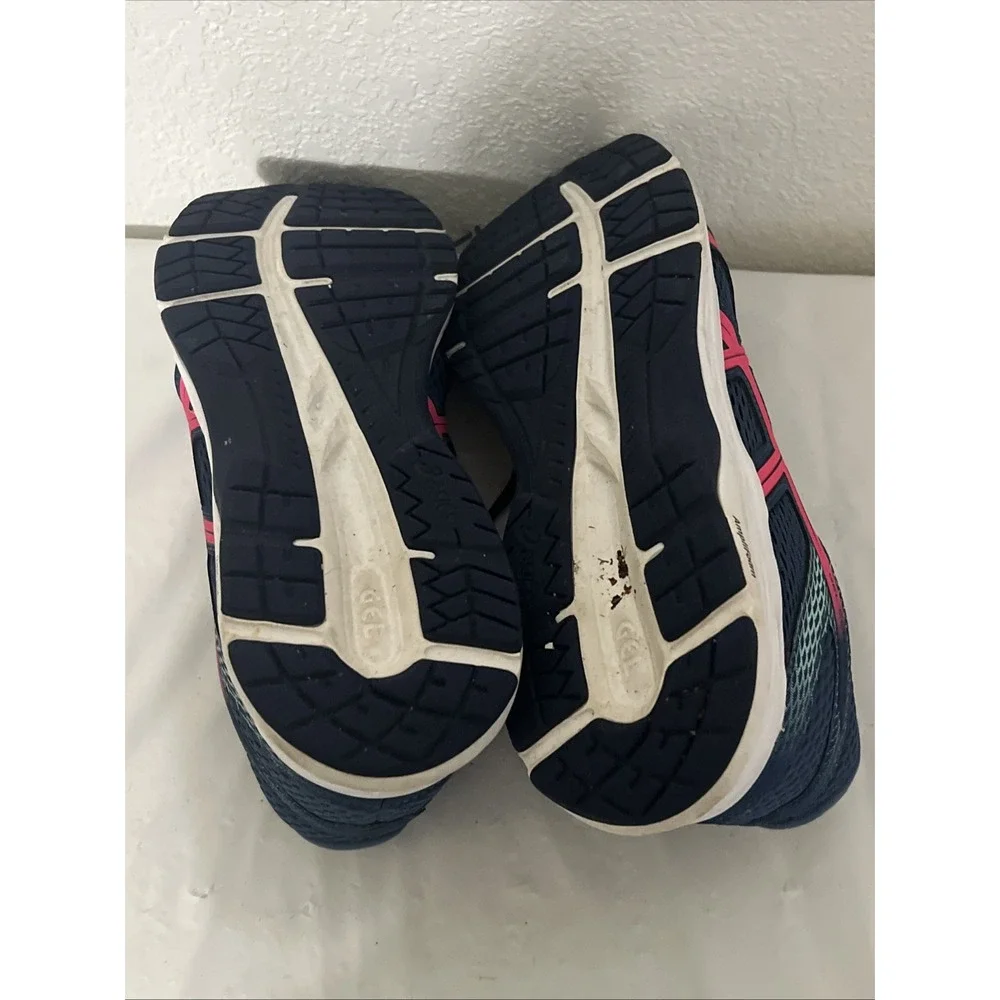 ASICS Gel Contend 6 Shoes Womens Sz 10 Blue Pink Running Training 1012A571